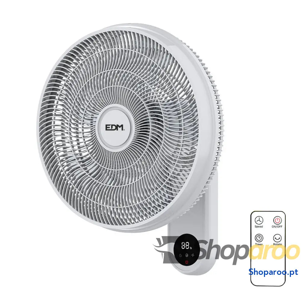 Ventilador de Parede EDM Branco 50 W