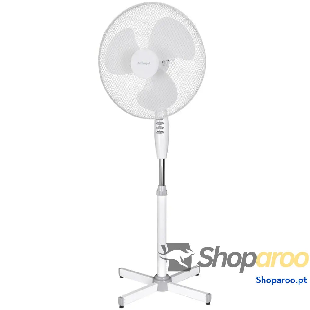 Ventilador de Pé Activejet WSR 40B Branco Cinzento Prateado 50 W