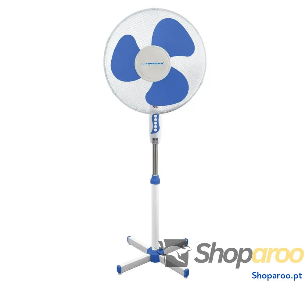 Ventilador de Pé Esperanza EHF001WB Azul Branco 50 W