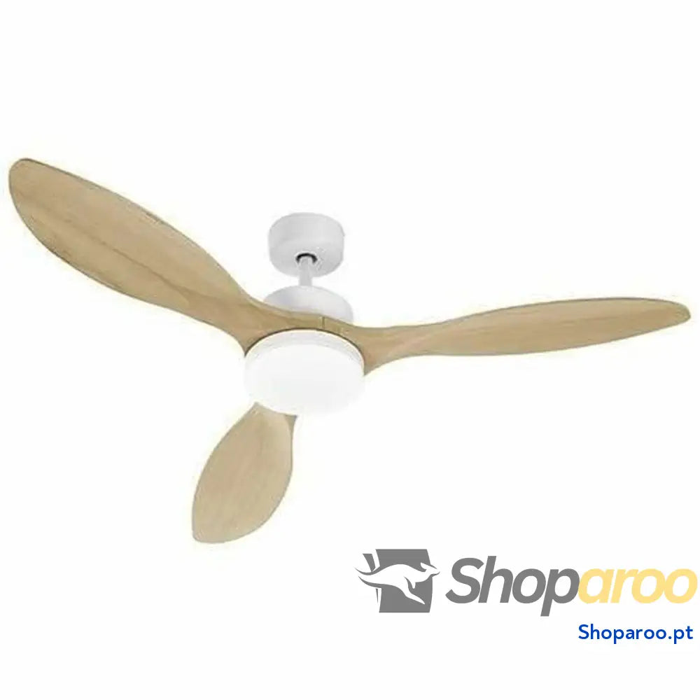 Ventilador de Teto com Luz FARELEK Ø 137 cm 100 W Branco