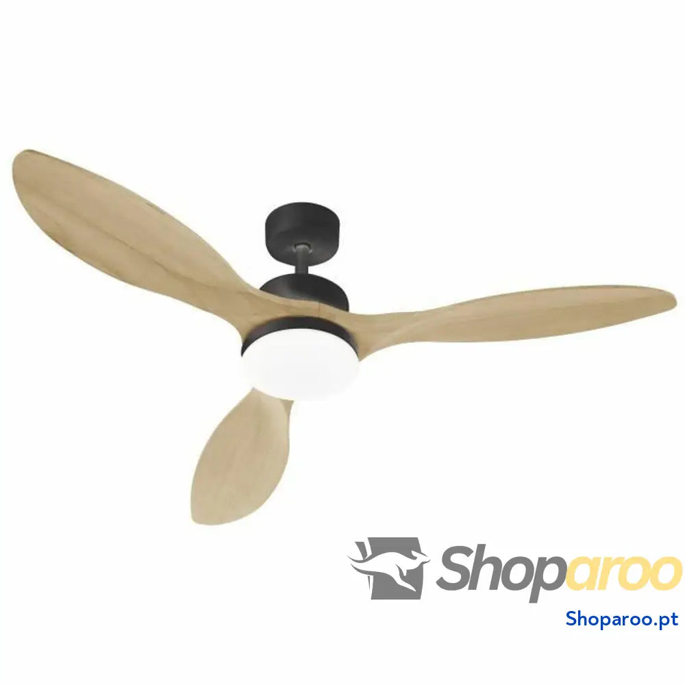 Ventilador de Teto com Luz FARELEK Ø 137 cm 100 W Preto