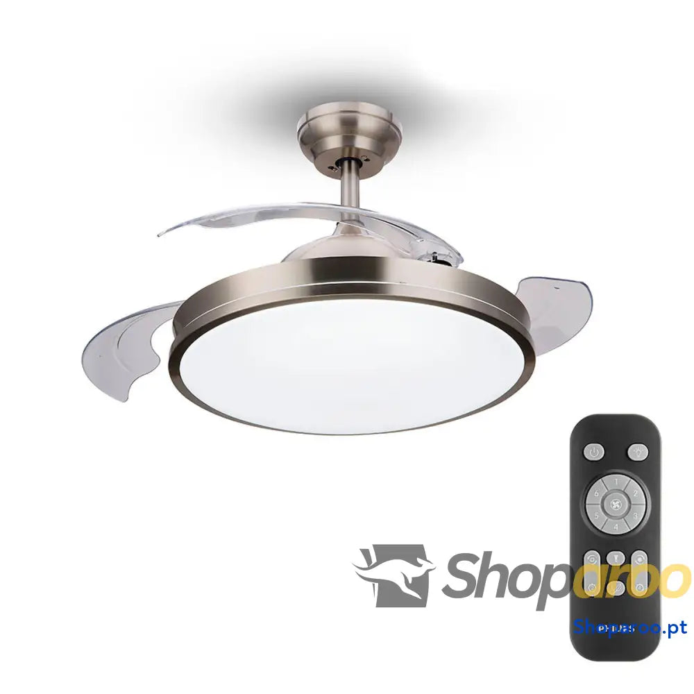 Ventilador de Teto com Luz Philips Atlas 35 W 28 W 4500 Lm Níquel (2700 K)