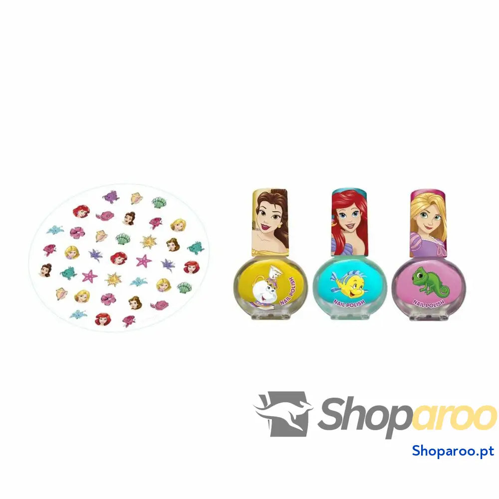 verniz de unhas Disney Princess PRINCESAS DISNEY 4 Peças