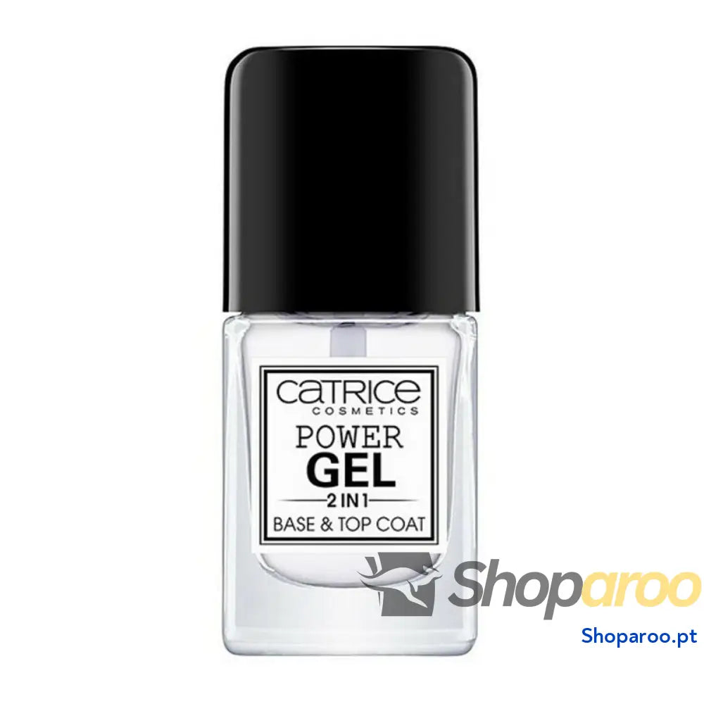 verniz de unhas Power Gel 2 in 1 Base and Top Coat Catrice Power Gel In (10,5 ml) 10,5 ml