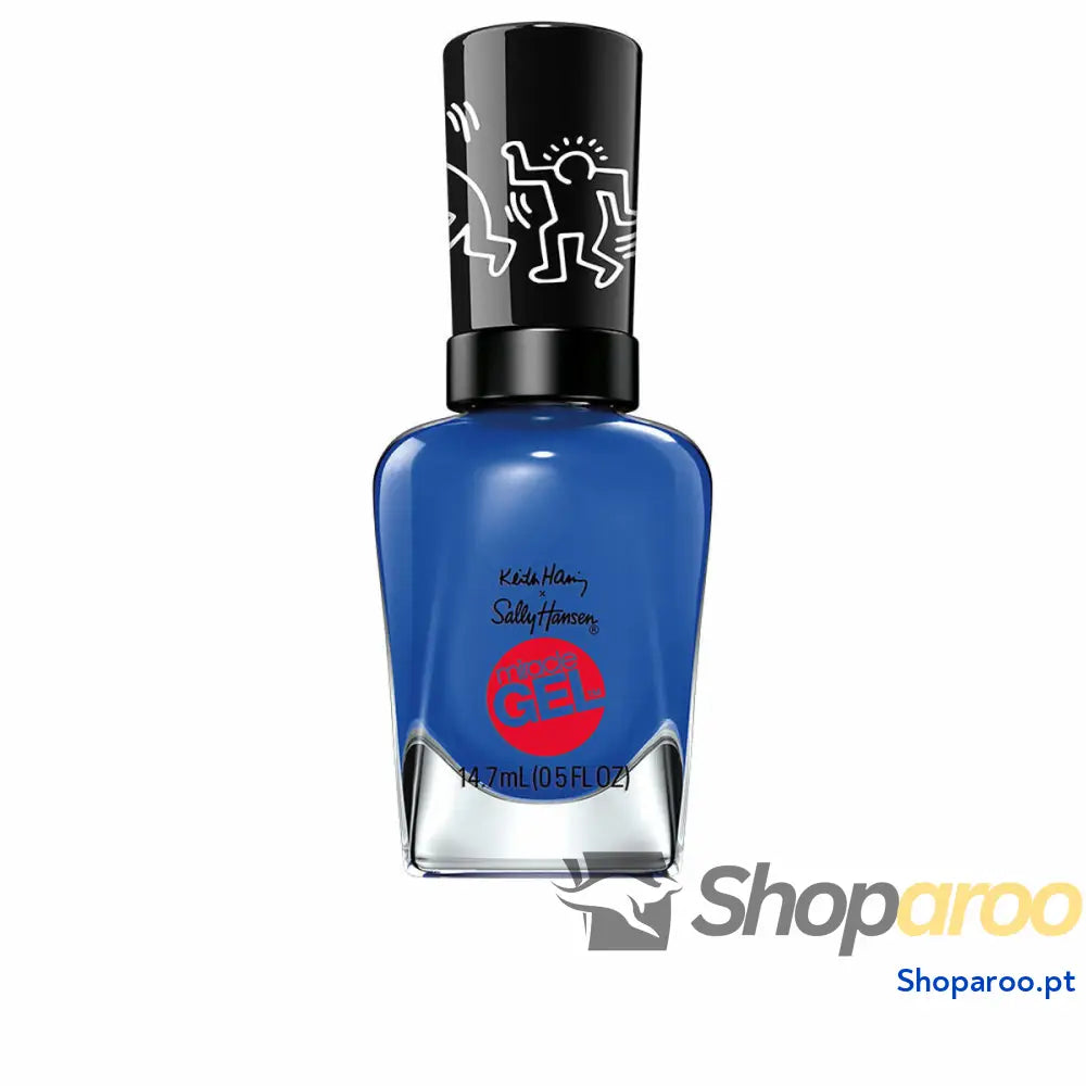 verniz de unhas Sally Hansen Miracle Gel Keith Haring Nº 925 Draw blue in 14,7 ml