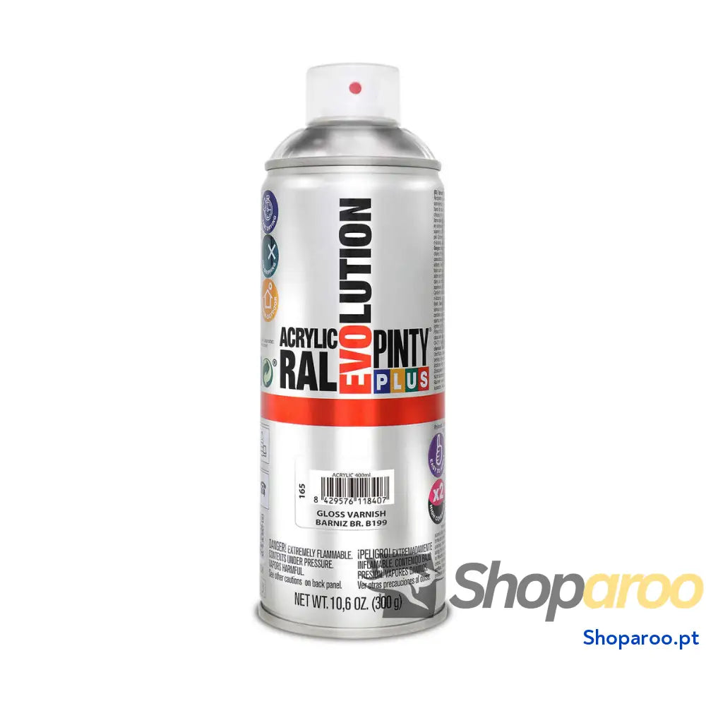 Verniz em Spray Pintyplus Evolution B199 400 ml Incolor