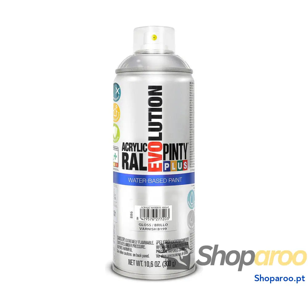 Verniz em Spray Pintyplus Evolution B199 Base de água 400 ml Incolor