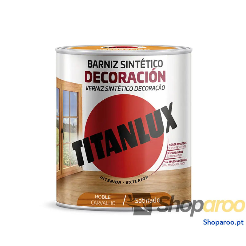 Verniz Sintético Titanlux m11100214 Acetinado Eik 250 ml