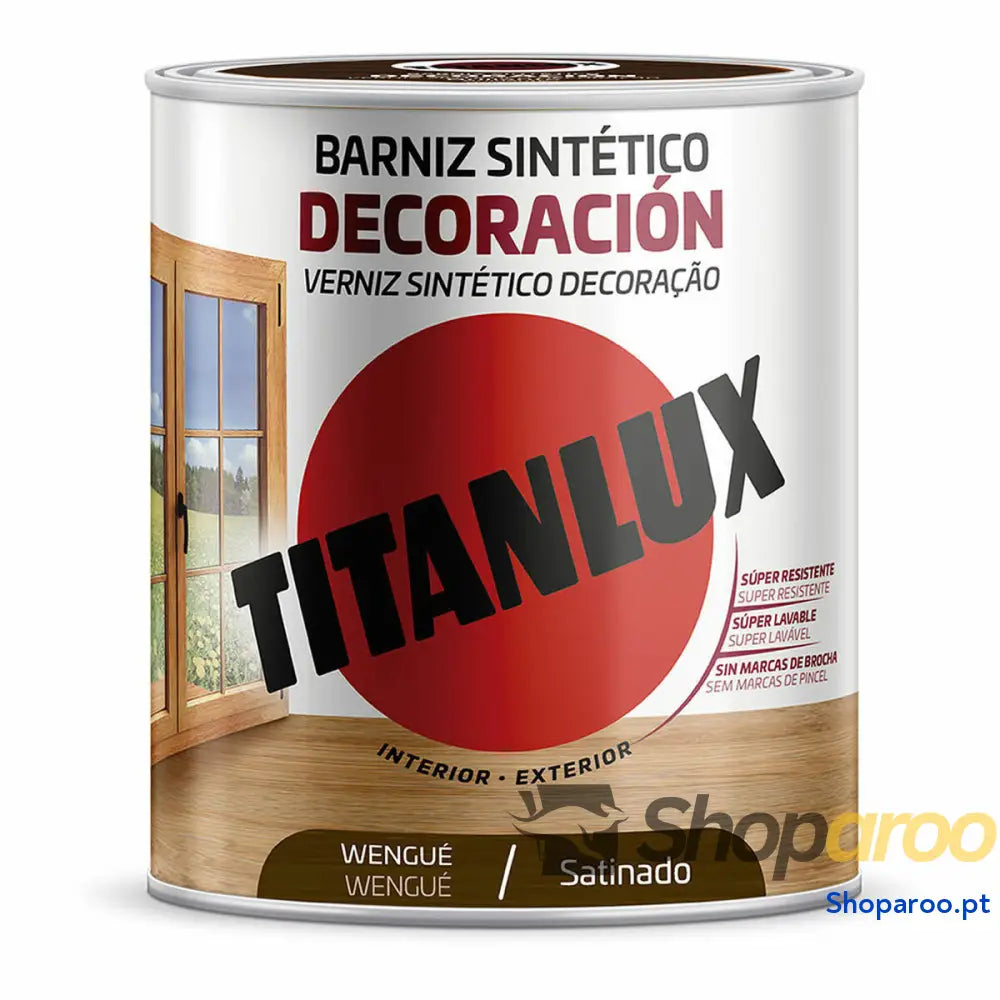 Verniz Sintético Titanlux m11100714 Decoração Acetinado Wengue 250 ml