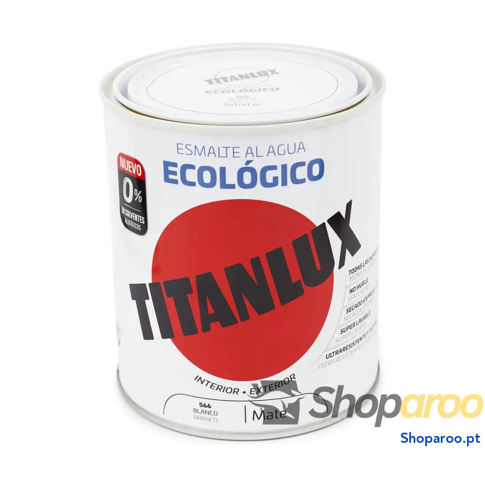 Verniz Titanlux 02t056634 750 ml Esmalte para acabamentos Branco Mate