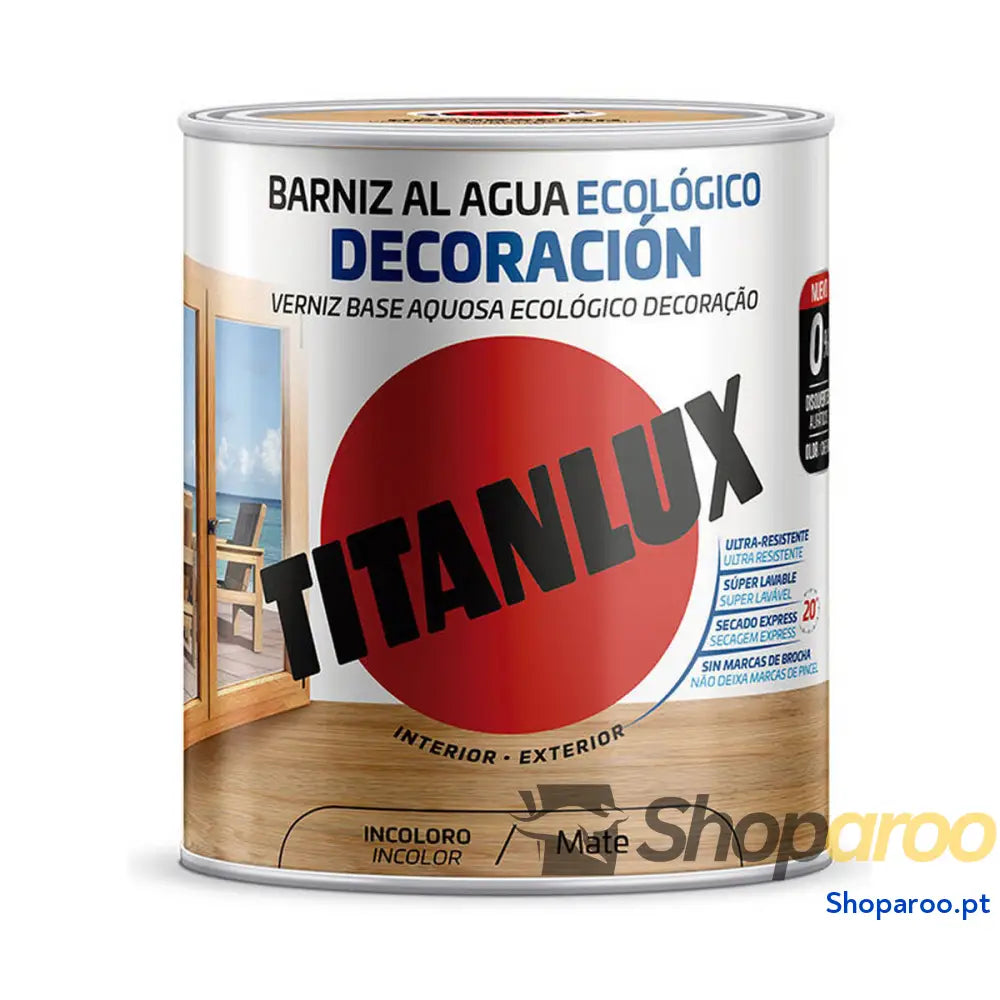 Verniz Titanlux m22100034 750 ml Incolor Mate