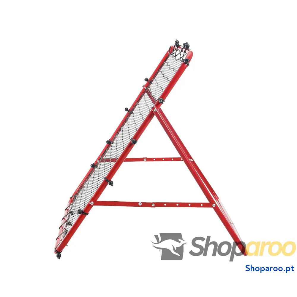 Portería de Fútbol 1 x m Red Reboteadora Portátil Ángulo Ajustable Tubo Hierro PE Instalación Fácil Equipo Deportivo