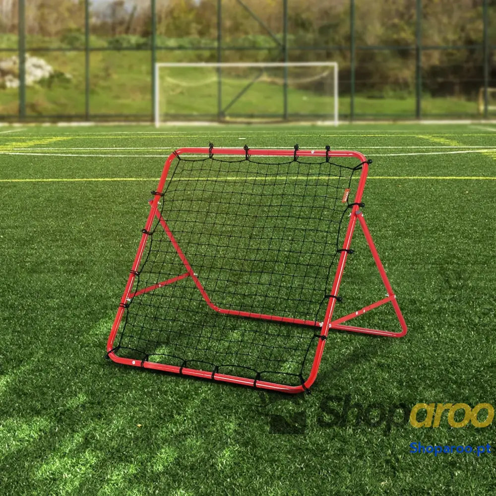 Portería de Fútbol 1 x m Red Reboteadora Portátil Ángulo Ajustable Tubo Hierro PE Instalación Fácil Equipo Deportivo