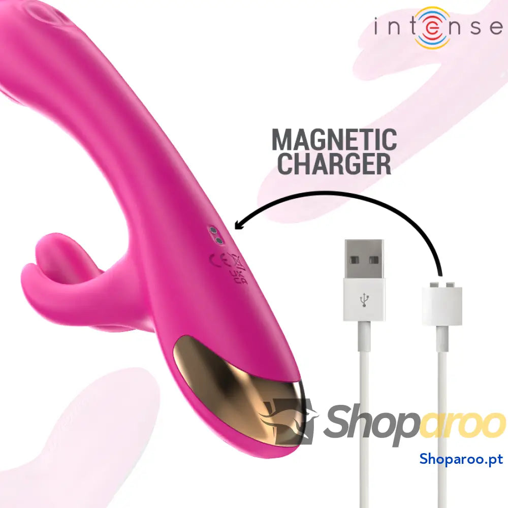 VIBRADOR BRITNEY MULTIFUNCIONAL RABBIT 23 CM ROSA