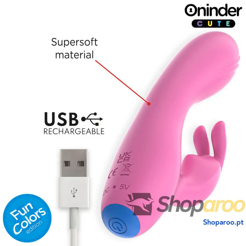VIBRADOR LOVE BUNNY PARA PONTO G E CLITÓRIS - APLICATIVO MUNDIAL GRATUITO