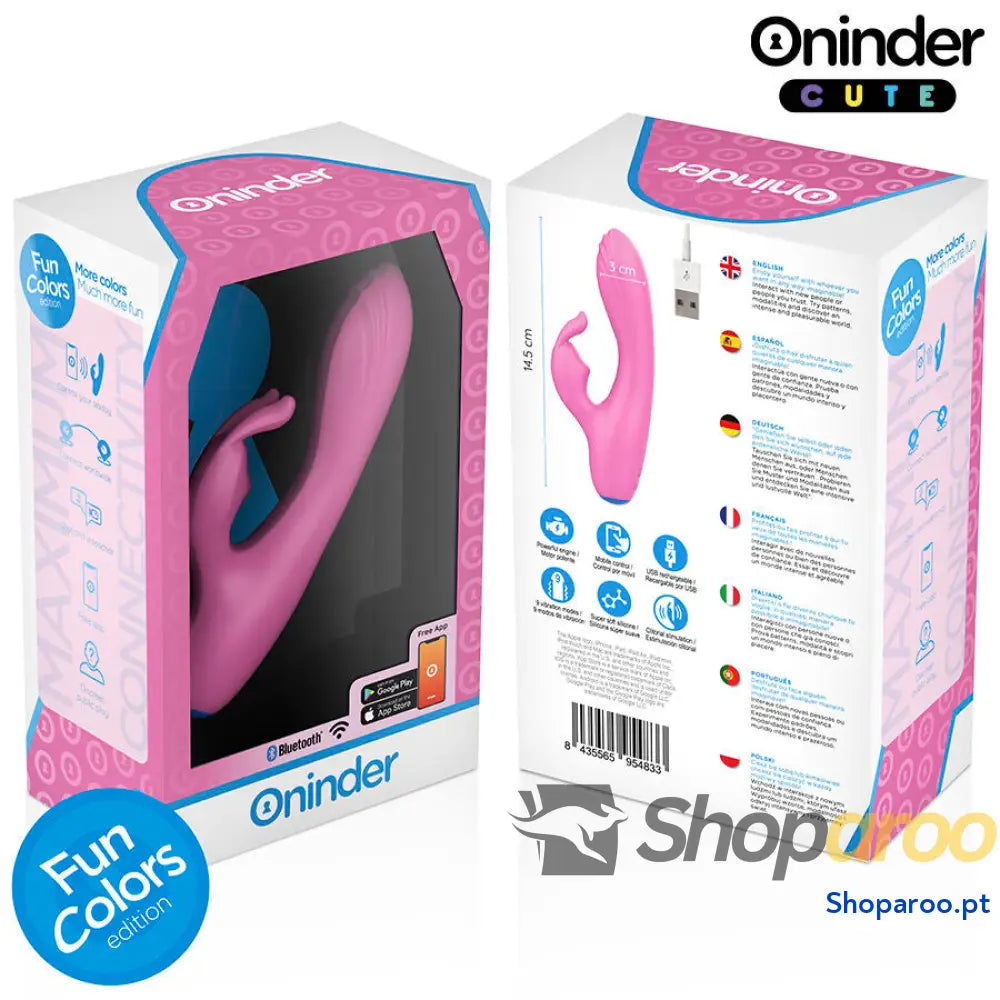 VIBRADOR LOVE BUNNY PARA PONTO G E CLITÓRIS - APLICATIVO MUNDIAL GRATUITO
