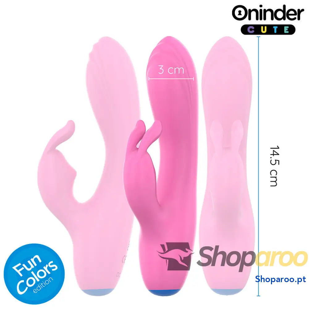 VIBRADOR LOVE BUNNY PARA PONTO G E CLITÓRIS - APLICATIVO MUNDIAL GRATUITO