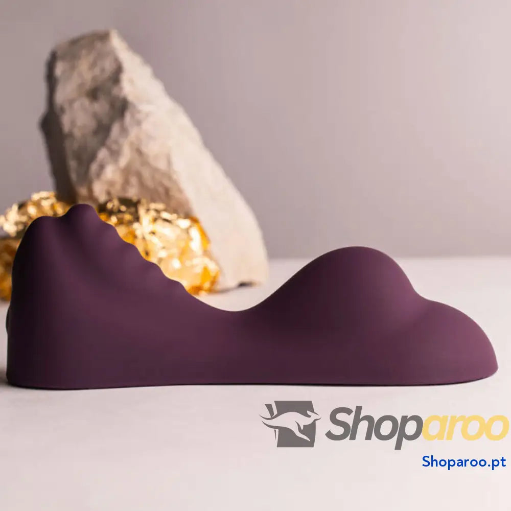 VIBRADOR RUBY GLOW ROXO PARA SENTAR ROCKS-OFF