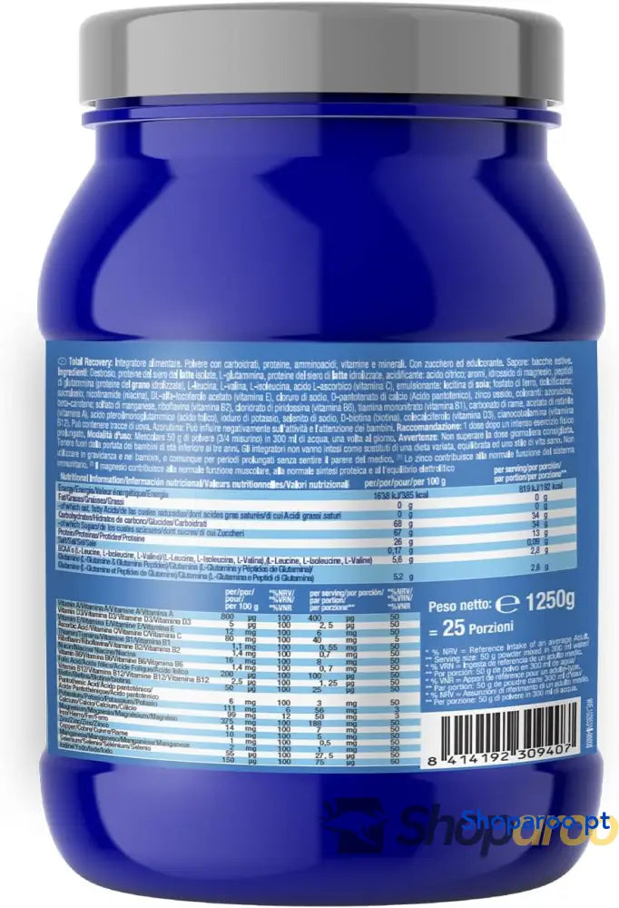 Victory Endurance Total Recovery (1250 g) sabor melancia preparado para beber pós treino de hidratos e proteínas