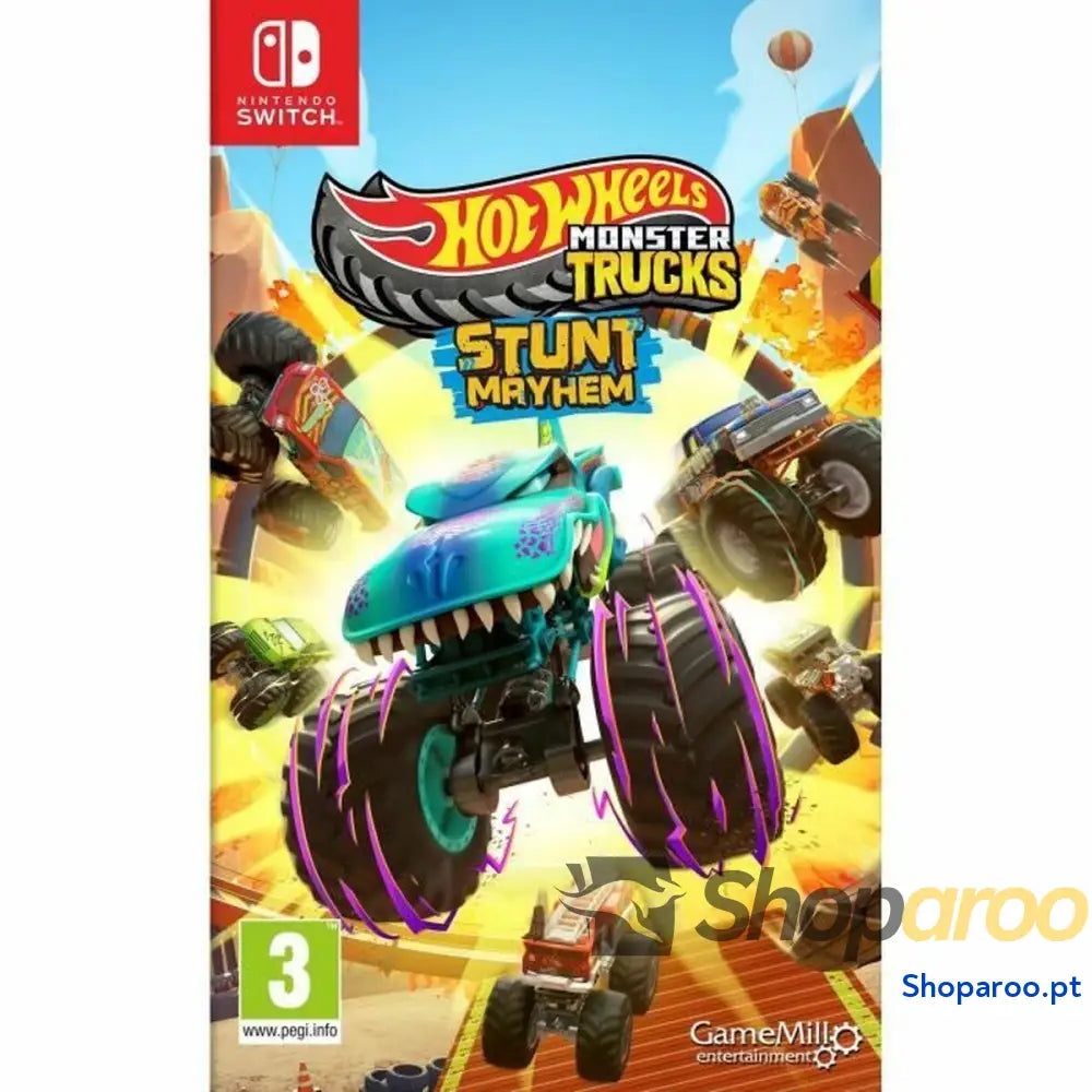 Videojogo para Switch Just For Games Hot Wheels Monster Trucks Stunt Mayhem
