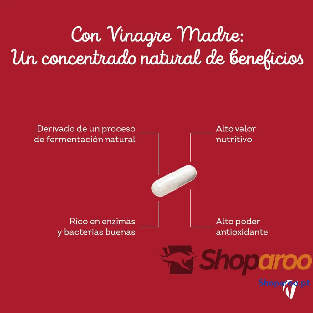 Vinagre de Maçã 1500 mg com a Mãe Fórmula Pimenta Gengibre e Curcuma 120 Cápsulas Veganas Apoio Digestivo Metabólico