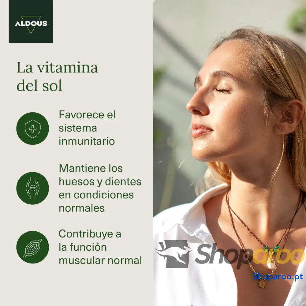 Vitamina D3 e K2 EJOOY 4000 UI 250 Comprimidos Veganos