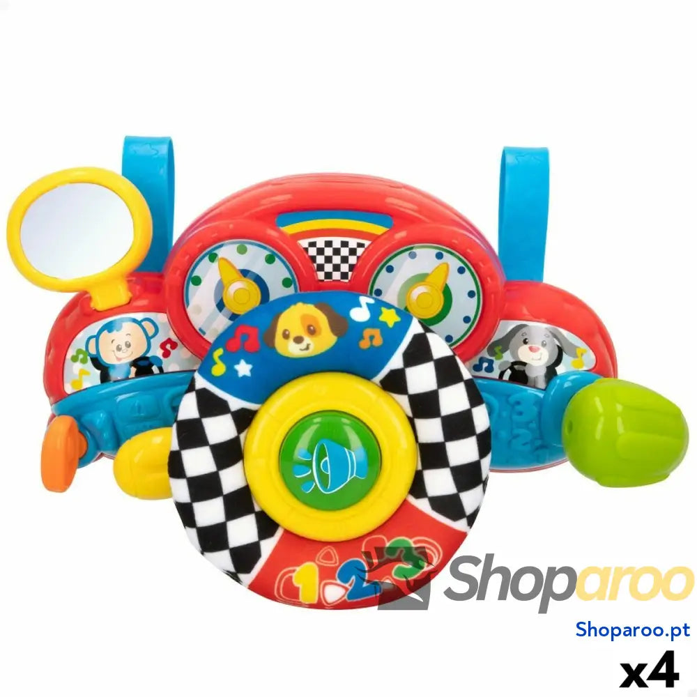 Volante para carrinho de bebé Winfun 29 x 17 x 10,5 cm (4 Unidades)