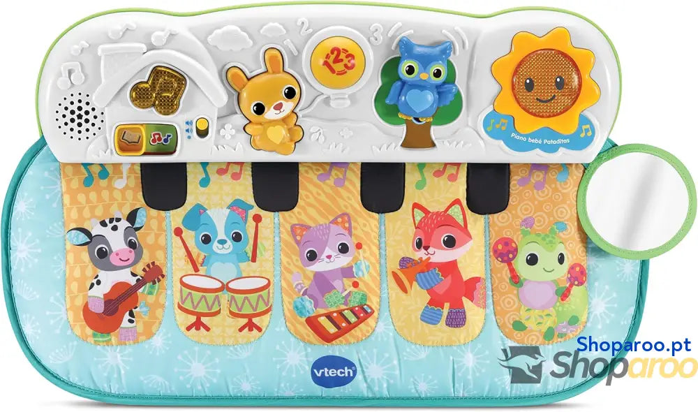 VTech Baby piano bebé batatas musicais brinquedo de berço para bebés + 3 meses versão ESP.
