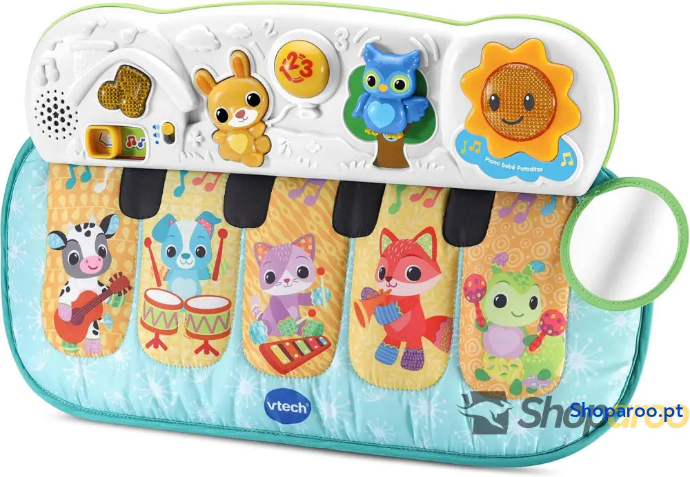 VTech Baby piano bebé batatas musicais brinquedo de berço para bebés + 3 meses versão ESP.