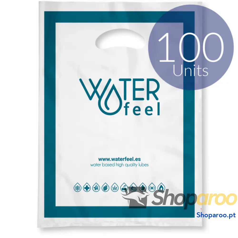 WATERFEEL 100 SACOS PLÁSTICOS MÉDIOS 30 X 40 CM