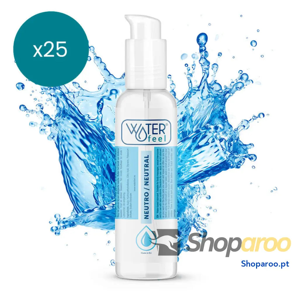 WATERFEEL - LUBRIFICANTE NATURAL 150 ML PACK 25 UNIDADES