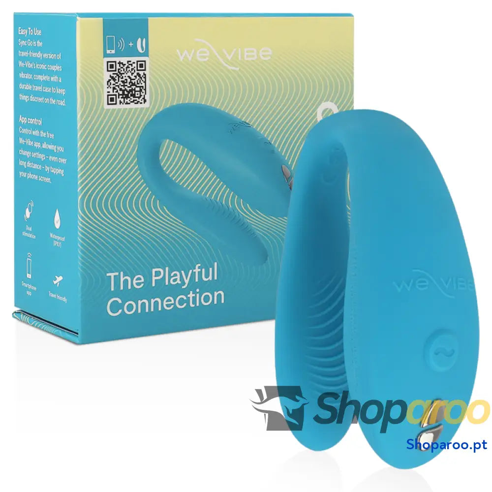WE-VIBE - SYNC GO ESTIMULADOR DUPLO TURQUESA