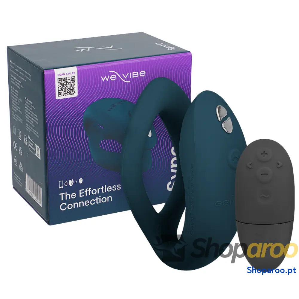 WE-VIBE - SYNC O VIBRADOR FLEXÍVEL CONTROLE REMOTO VERDE ESCURO