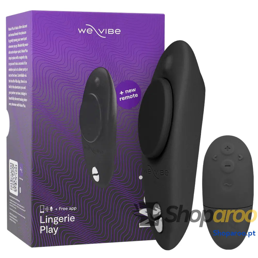 WE-VIBE - VIBRADOR CLITÓRICO MOXIE + PRETO