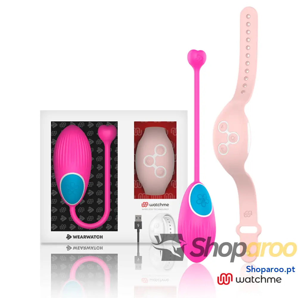 WEARWATCH - TECNOLOGIA WATCHME CONTROLE REMOTO OVO FÚCSIA / ROSA