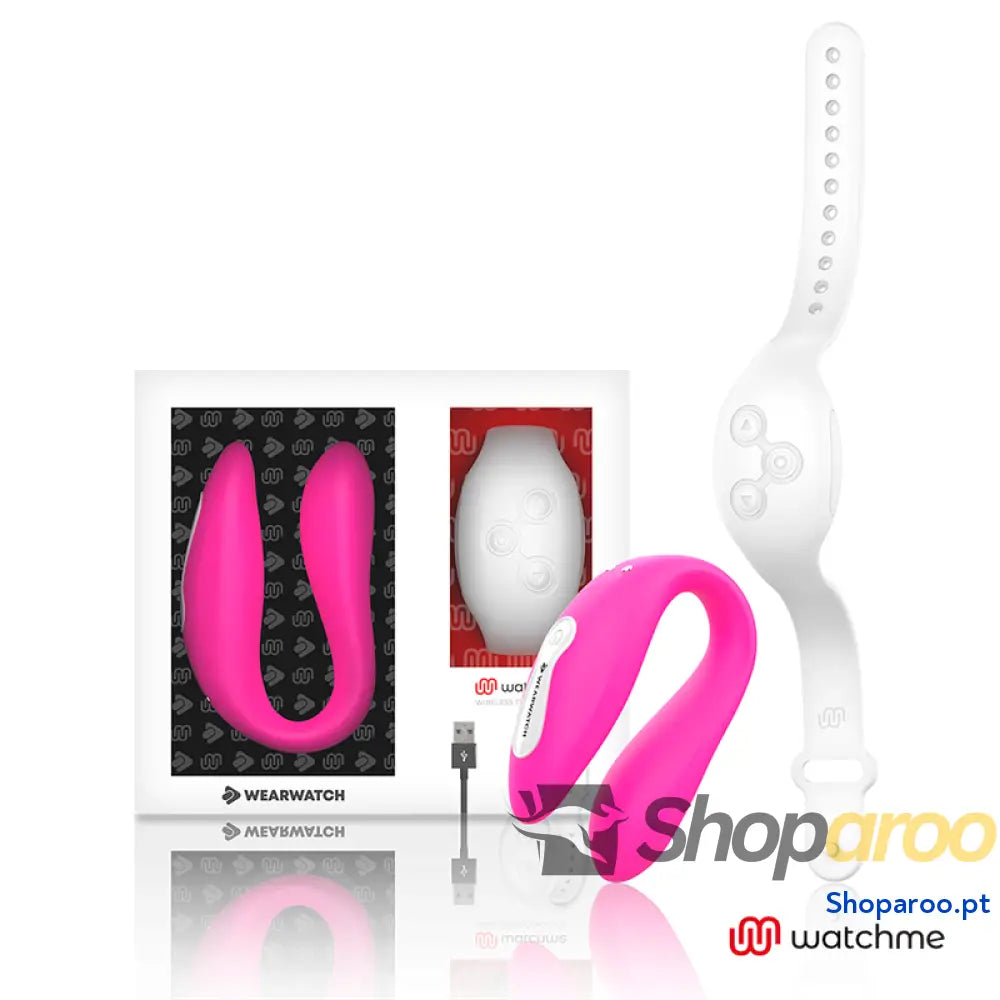 WEARWATCH - VIBRADOR WATCHME DUAL TECHNOLOGY FÚCSIA / NEVE