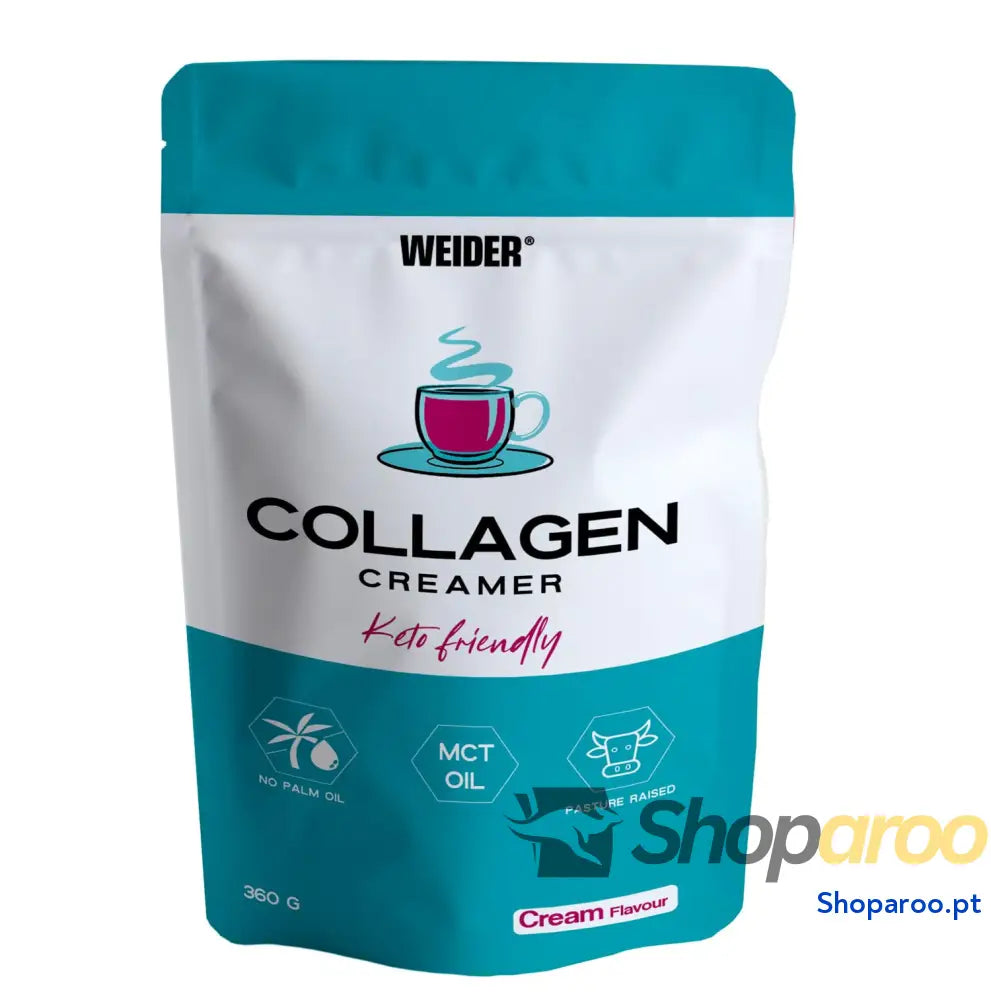 Colagénio em pó sabor de baunilha com ácido hialurónico e vitamina C