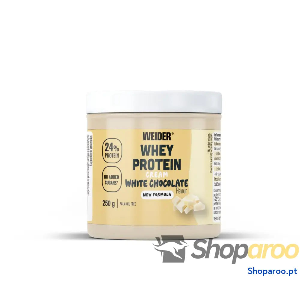 Weider Whey Protein Cream pistácio com aminoácidos essenciais 250g