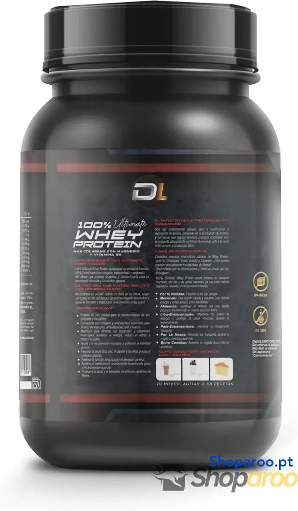 Whey Protein Proteína em pó com colagénio magnésio e aminoácidos aumenta a massa muscular apoia o desenvolvimento