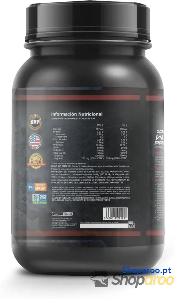 Whey Protein Proteína em pó com colagénio magnésio e aminoácidos aumenta a massa muscular apoia o desenvolvimento