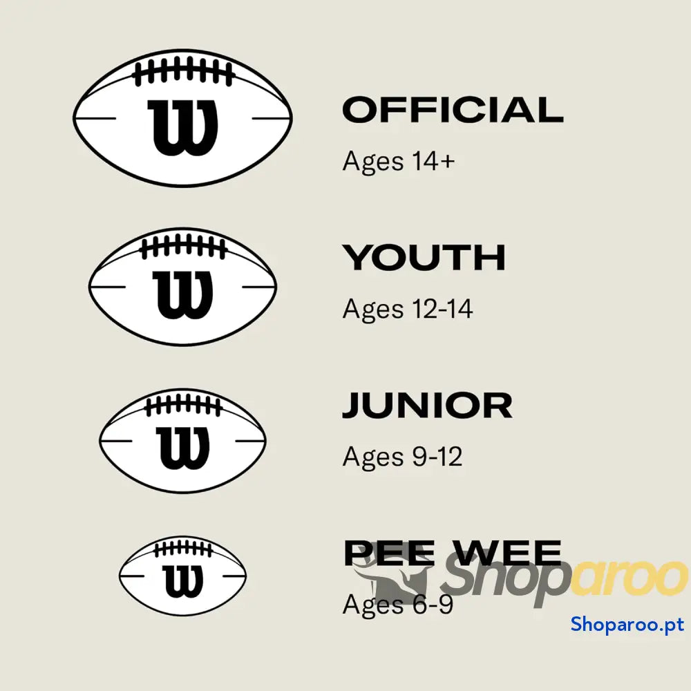 Wilson NFL Super Grip Bola de futebol americano