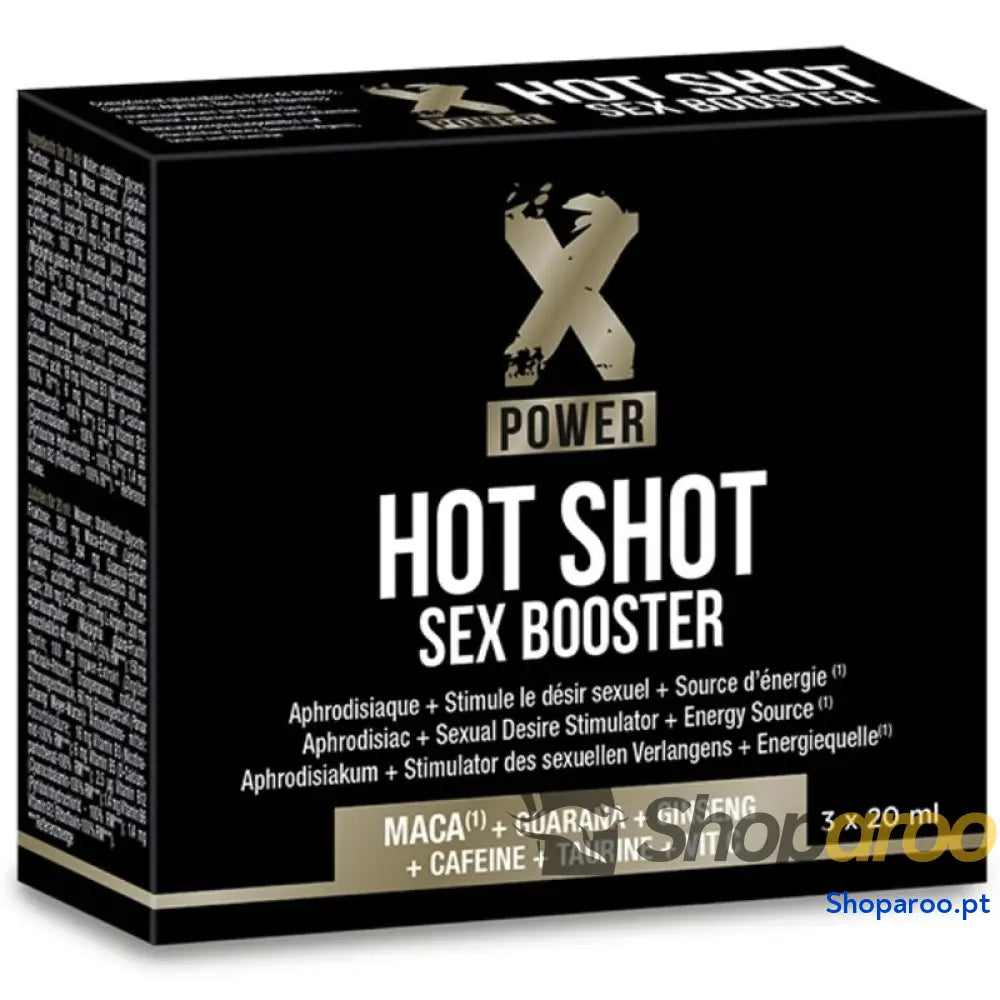 X POWER HOT SHOT SEX BOOSTER AUMENTA LIBIDO 3 20 ML