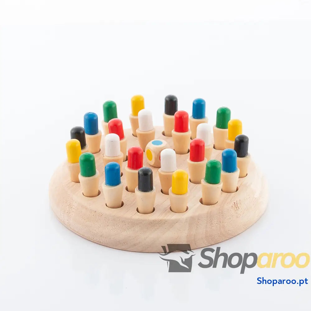 Xadrez de Memória Madeira Taeda InnovaGoods 26 Peças