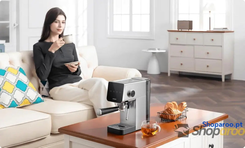Xiaomi Máquina espresso semiautomática bomba de 20 bares tanque 0,9 l design compacto 1350 W