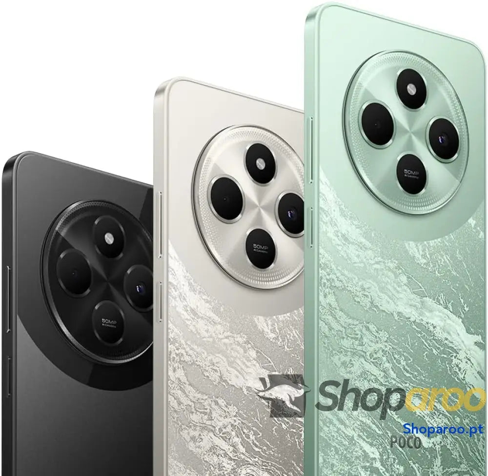 Xiaomi Poco C75 Smartphone de 8 + 256 GB ecrã imersivo 120 Hz MediaTek Helio G81 Ultra câmara dupla 50 MP IA 5160 mAh