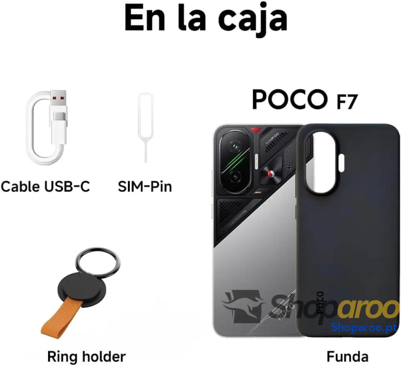 Xiaomi POCO F7 Smartphone de 12 + 512 GB Câmara Sony 50 MP com OIS Ecrã AMOLED 6,83’’ 1,5K a 120 Hz Snapdragon 8s Gen 4