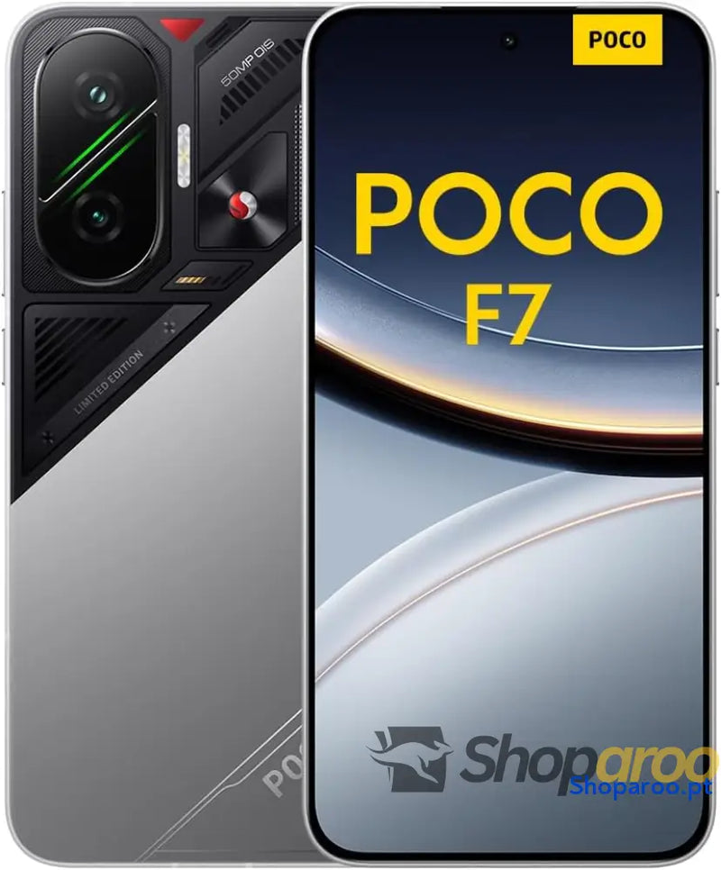 Xiaomi POCO F7 Smartphone de 12 + 512 GB Câmara Sony 50 MP com OIS Ecrã AMOLED 6,83’’ 1,5K a 120 Hz Snapdragon 8s Gen 4