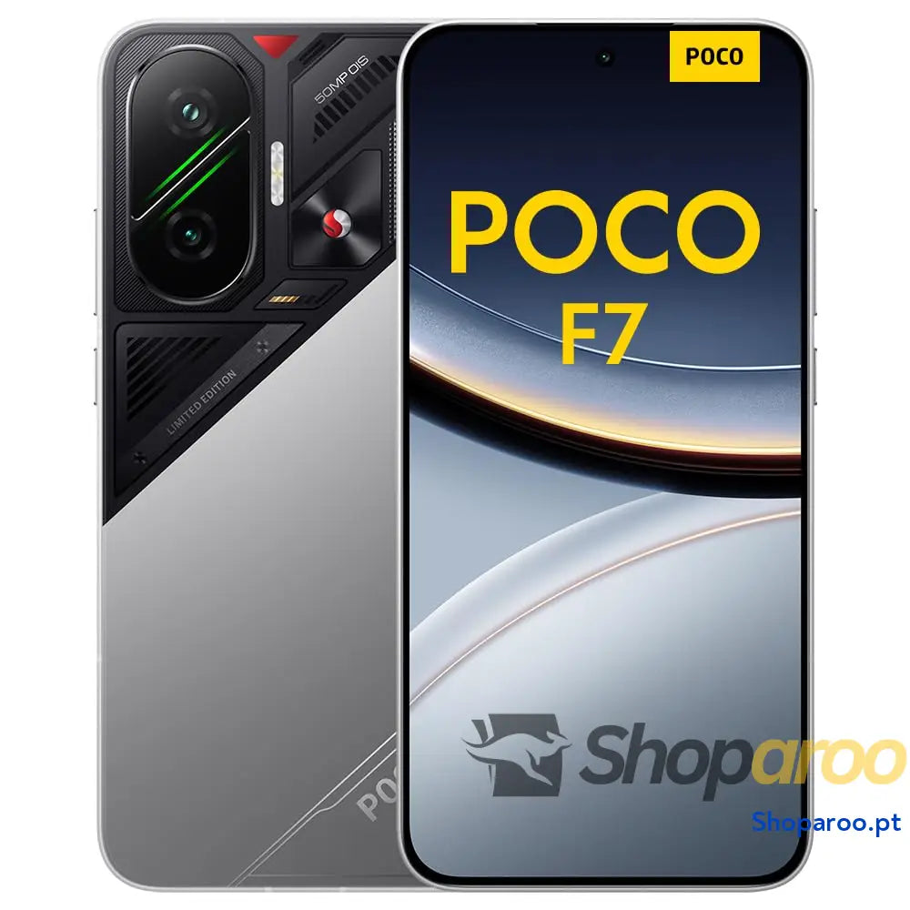 Xiaomi POCO F7 Smartphone de 12 + 512 GB Câmara Sony 50 MP com OIS Ecrã AMOLED 6,83’’ 1,5K a 120 Hz Snapdragon 8s Gen 4