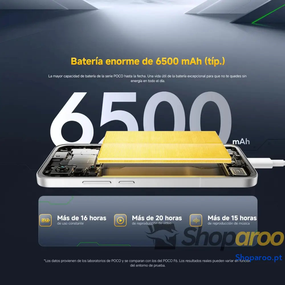 Xiaomi POCO F7 Smartphone de 12 + 512 GB Câmara Sony 50 MP com OIS Ecrã AMOLED 6,83’’ 1,5K a 120 Hz Snapdragon 8s Gen 4