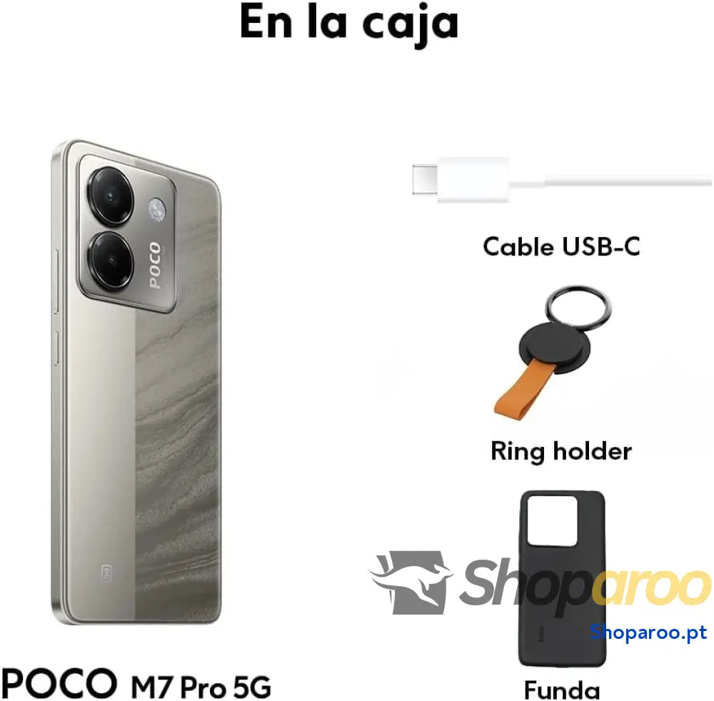 Xiaomi POCO M7 Pro 5G Smartphone de 12 + 256 GB câmara 50 MP Sony com OIS ecrã AMOLED 6,67’’ 120 Hz carregamento turbo